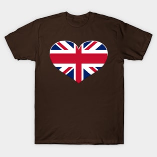 I Love Great Britain - Heart Union Jack T-Shirt